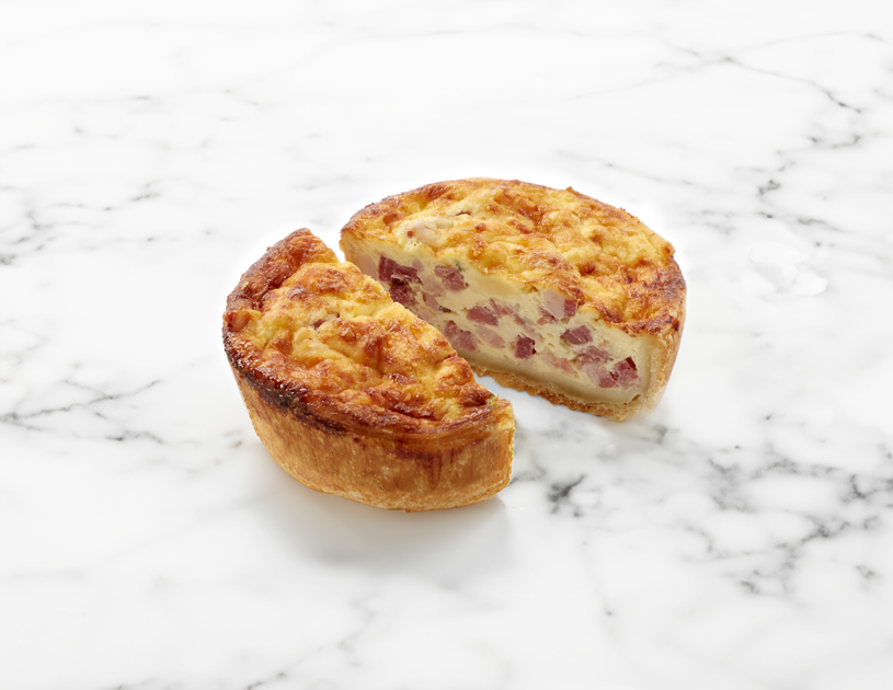 Quiche Lorraine coupée