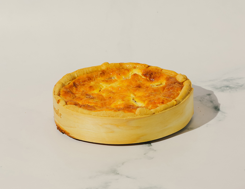 Quiche lorraine à partager en 4 parts